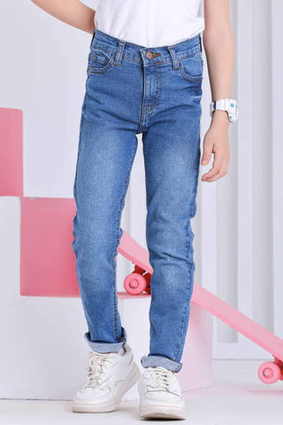 Skinny Blue Casual Jeans