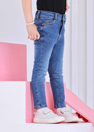 Skinny Blue Casual Jeans