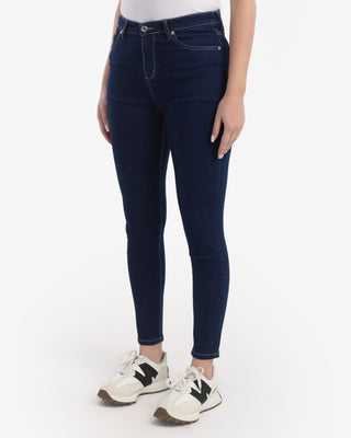 Skinny Fit Dark Blue Casual Jeans
