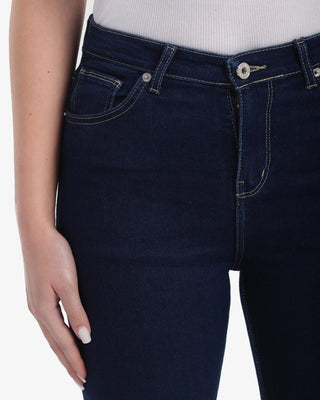 Skinny Fit Dark Blue Casual Jeans