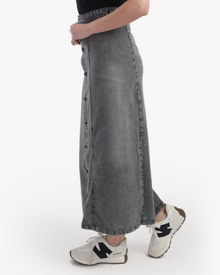 Grey Skirt Jeans