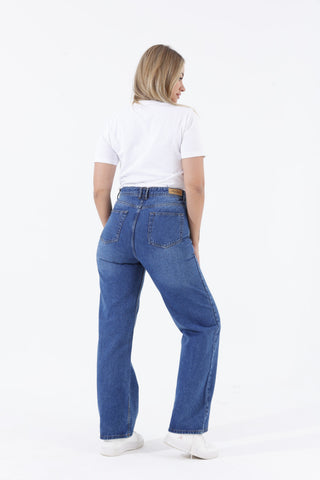 Straight Fit Big Size Blue Casual Jeans