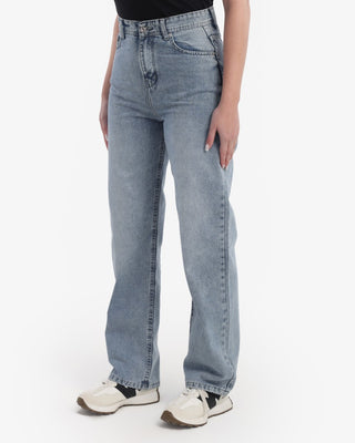 Straight Fit Light Blue Casual Jeans