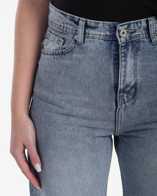 Straight Fit Light Blue Casual Jeans
