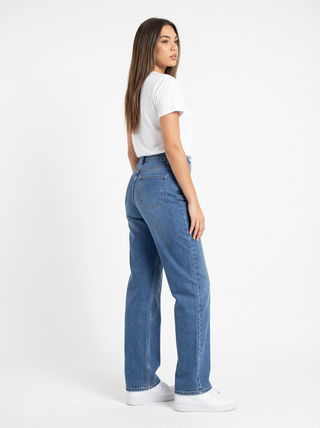 Straight Fit Blue Casual Jeans
