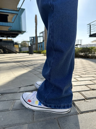 Straight Fit Blue Casual Jeans