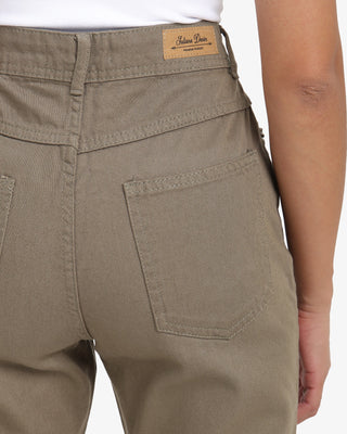 Boyfriend Olive Green Casual Jeans