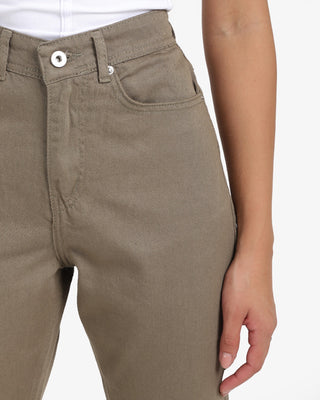 Boyfriend Olive Green Casual Jeans
