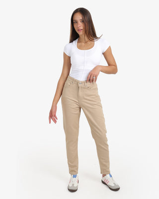 Boyfriend Beige Casual Jeans
