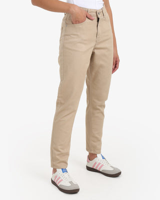 Boyfriend Beige Casual Jeans