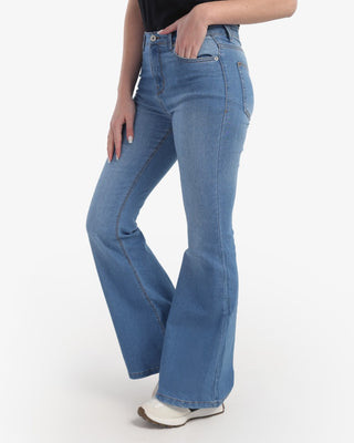 Flare Fit Light Blue Casual Jeans