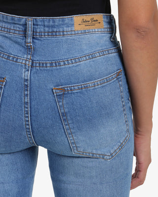 Flare Light Blue Casual Jeans