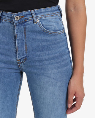 Flare Light Blue Casual Jeans