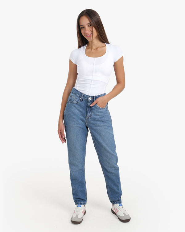 Boyfriend Blue Casual Jeans