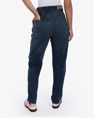 Mom Fit Blue Casual Jeans