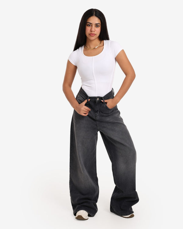 Mega Baggy Grey Casual Jeans