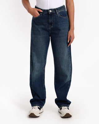 Straight Dirty Blue Casual Jeans