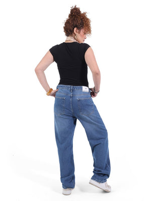 Straight Blue Casual Jeans