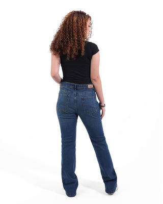 Kick Boot Big Size Blue Casual Jeans