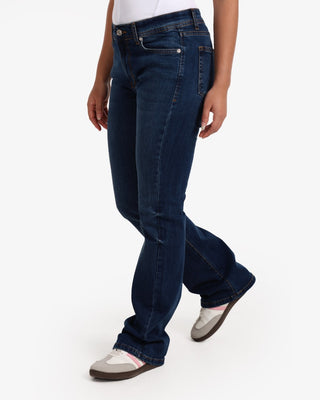 Kick Boot Dark Blue Casual Jeans