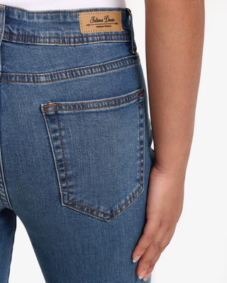Kick Boot Blue Casual Jeans