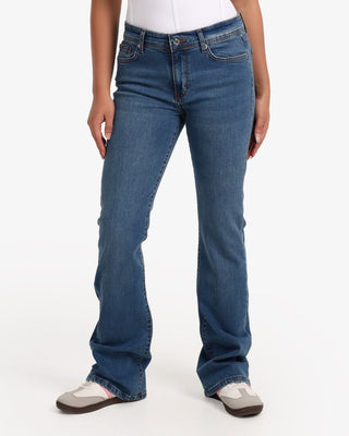 Kick Boot Blue Casual Jeans