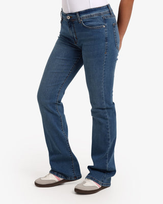 Kick Boot Blue Casual Jeans