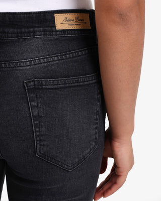 Kick Boot Dark Grey Casual Jeans