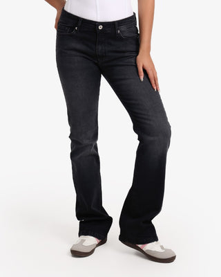 Kick Boot Dark Grey Casual Jeans
