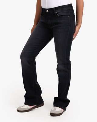 Kick Boot Dark Grey Casual Jeans