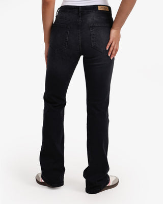 Kick Boot Dark Grey Casual Jeans