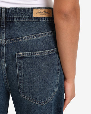 Bling Bling Dark Blue Wide Leg Casual Jeans