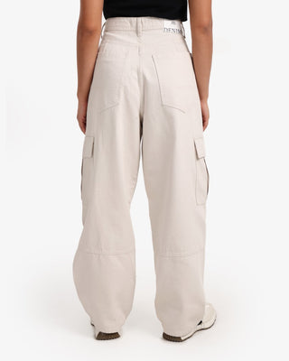 Skater Off-White Casual Gabardine