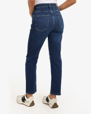 Slim Fit Dark Blue Casual Jeans