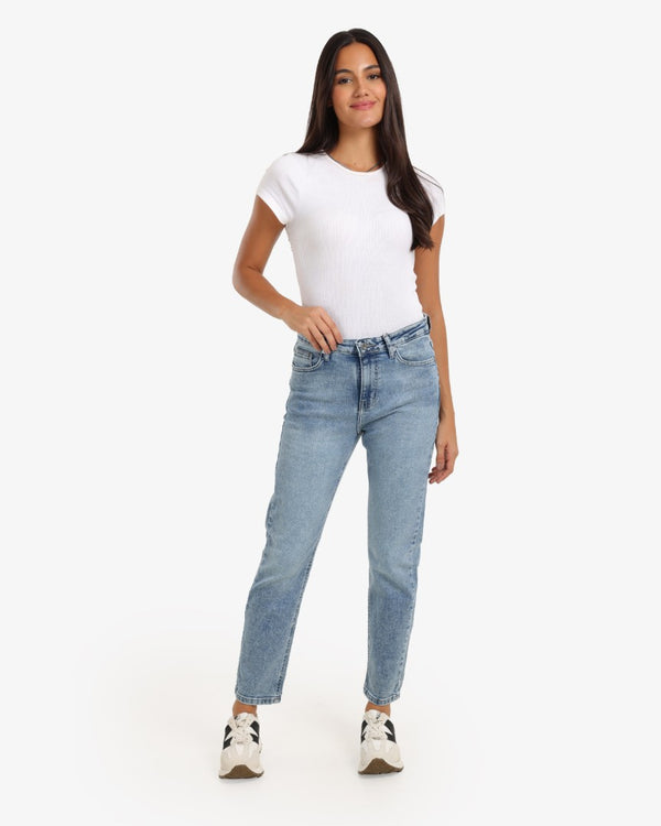 Slim Fit Light Blue Casual Jeans