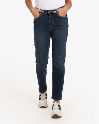 Slim Fit Navy Casual Jeans