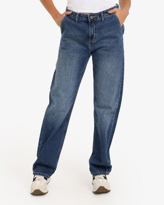 Straight Storm Blue Casual Jeans