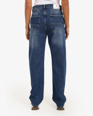 Straight Storm Blue Casual Jeans