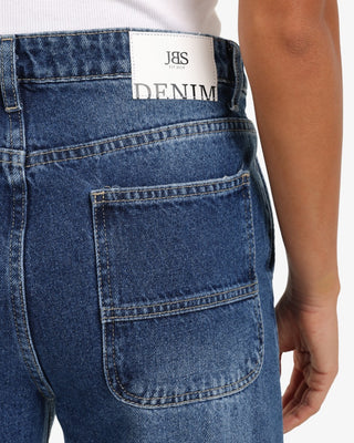Straight Storm Blue Casual Jeans