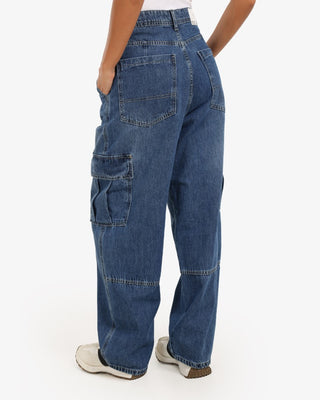 Skater Dark Blue Casual Jeans