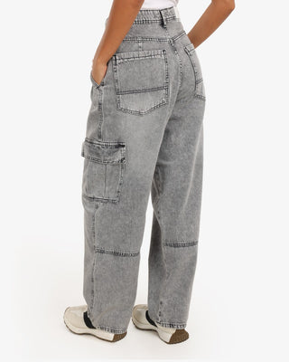 Skater Fit Light Grey Casual Jeans
