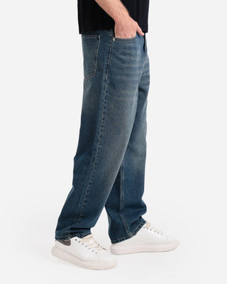 UNI-SEX Baggy Dirty Blue Casual Jeans