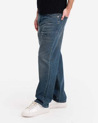 UNI-SEX Baggy Dirty Blue Casual Jeans