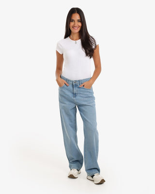 UNI-SEX Baggy Light Blue Casual Jeans