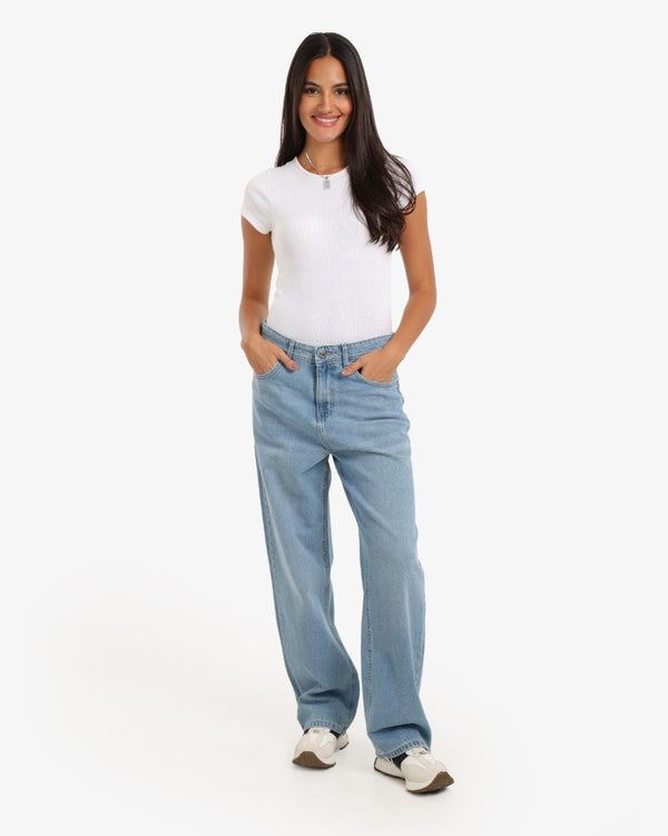 Baggy Light Blue Casual Jeans