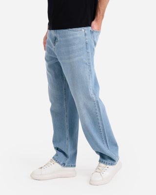 UNI-SEX Baggy Light Blue Casual Jeans