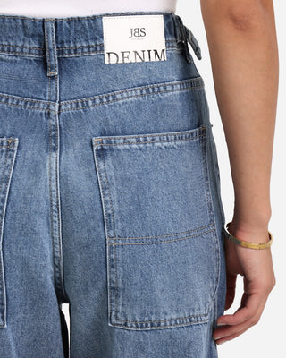 Balloon Fit Blue Casual Jeans