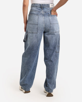 Ballon Fit Medium Blue Casual Jeans
