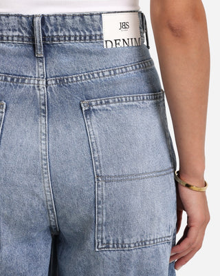 Ballon Fit Medium Blue Casual Jeans