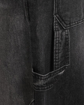 Balloon Fit Black Casual Jeans